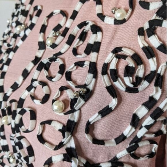 Eyescream Embellished Long Sleeve Blouse Small - Picture 3 of 4